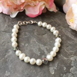 Pearl and Swarovski Crystal Bracelet
